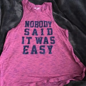 Workout shirt